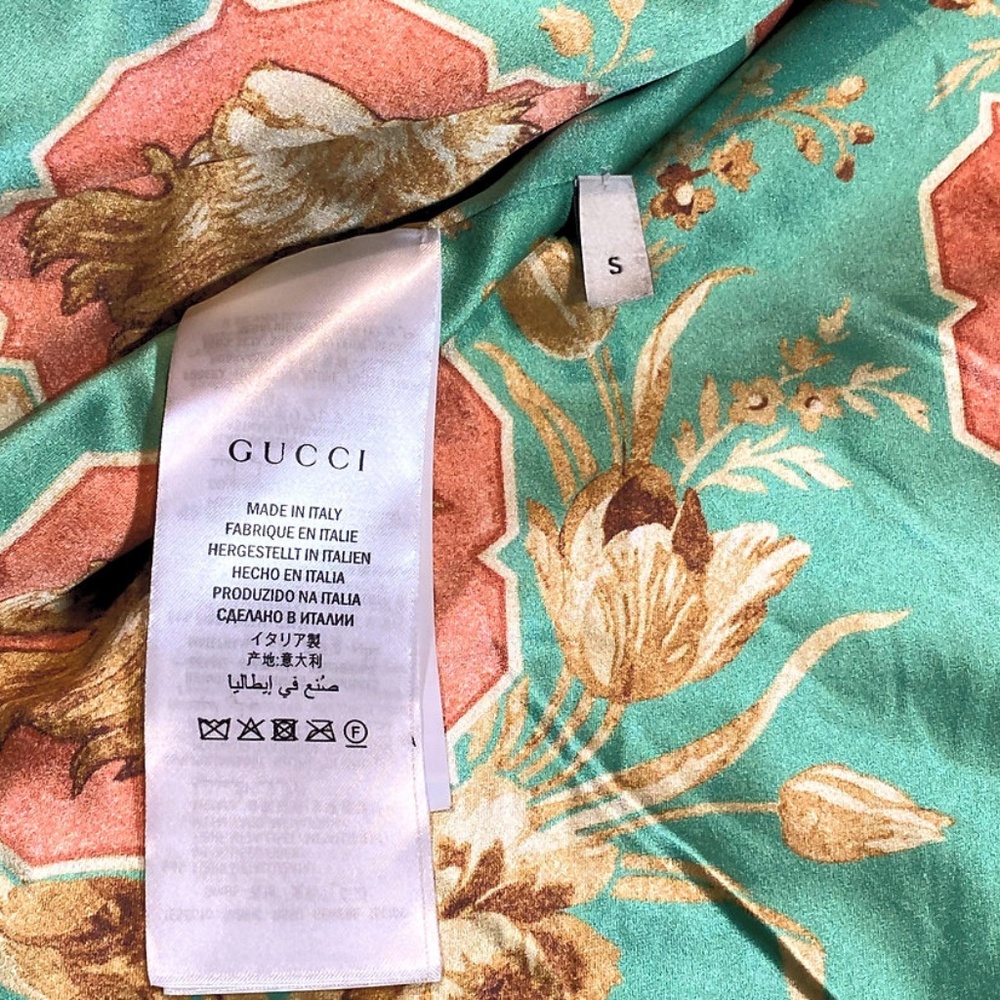 Gucci Gold Sequin Bomber & Evening Jacket - Picture 9 of 13